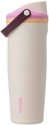 Owala FreeSip Sway Insulated Stainless Steel Water Bottle with Two-Way Spout, Built-In Straw and Bucket Handle, Made for Travel, School, and Sports, 30oz, BPA Free, Leak Proof, Daybreak