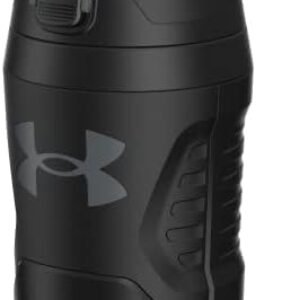 Under Armour 32 oz Insulated Water Bottles - Sports Water Jug with Handle, Fence Hook, Leak Resistant for Baseball, Football & More, 32 oz Water Bottles, Sports Water Bottle Insulated