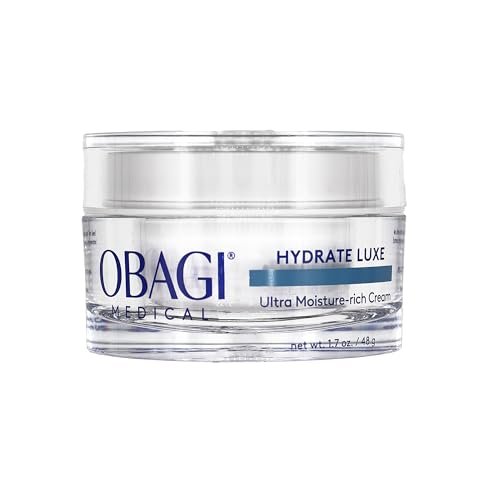 Obagi Hydrate Luxe Ultra-Rich Moisturizer – Non-Comedogenic with Tara Seed Extract and Biomimetic Peptides – Night Face Cream for Dry, Sensitive, or Aging Skin