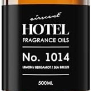 AirScent Hotel Diffuser Oil No. 1014 Inspired by The Iconic 5-Star Hotel Coastal Blend - Lemon Bergamot Sea Breeze - 500 mL Bottle - Fragrance Oil for Ultrasonic and Waterless Diffusers and Crafting