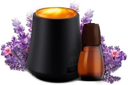 Air Wick Essential Mist Starter Kit, Diffuser + 1 Refill, Lavender and Almond Blossom, Air Freshener, Essential Oils