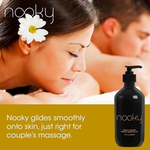 Nooky Vanilla Massage Oil with Fractionated Coconut Oil.16 Ounce - Image 2