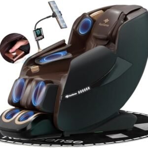 2025 Massage Chair Full Body, Zero Gravity SL-Track Shiatsu Massage Recliner Chair with Heat, AI Control, Body Scan and Calfrest Extension