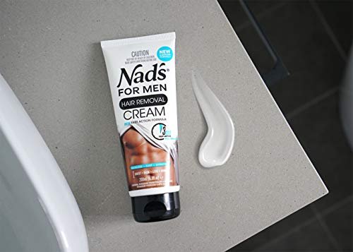 Nad's For Men Hair Removal Cream, Painless Hair Removal For Men, Soothing Depilatory Cream For Unwanted Coarse Male Body Hair, 6.8 Fl Oz - Image 4