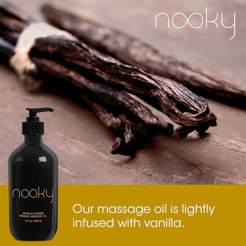 Nooky Vanilla Massage Oil with Fractionated Coconut Oil.16 Ounce - Image 5