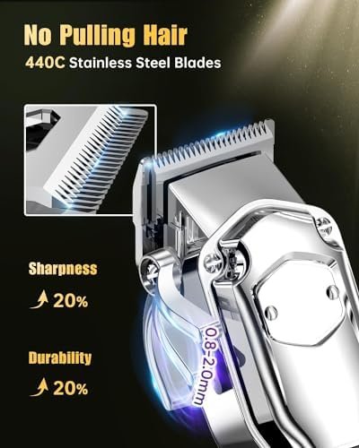 Romanda Clippers and Trimmers Set, Hair Clippers for Men Cordless,Mens Clippers and Grooming Set,Barber Clippers Set - Image 5