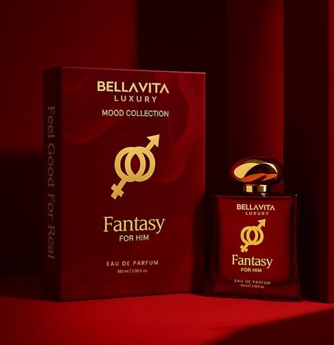 BELLAVITA Luxury Mood Collection FANTASY Perfume for Men 100ml | Pheromone Inspired Technology Long Lasting Fragrance | Notes of Orange, Vetiver and Saffron | Floral, Spicy Premium Fragrance - Image 7
