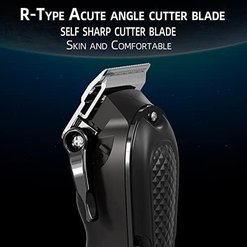 Hair Clippers for Men Professional - Cordless&Corded Barber Clippers for Hair Cutting & Grooming Rechargeable Beard Trimmer - Image 4