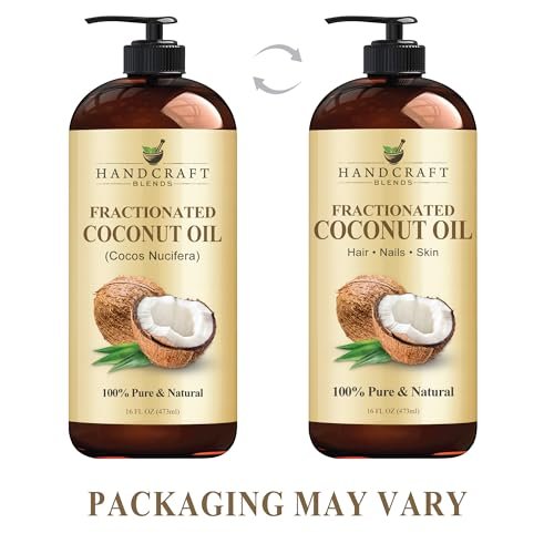 Handcraft Blends Fractionated Coconut Oil - 16 Fl Oz - 100% Pure and Natural - Premium Grade Carrier Oil for Skin, Hair and Body - Massage - Hair Tonic - Image 4