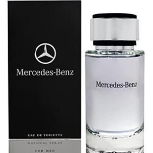 Mercedes-Benz Cologne for Men - 4 Fl Oz - Eau De Toilette Perfume Spray for Man - Woody & Musky Scent - Luxury Long Lasting Fragrance with Notes Of Violet leaves, Cascalone & Vetiver