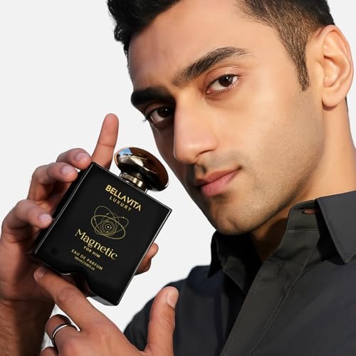 BELLAVITA Luxury Mood Collection MAGNETIC Perfume for Men 100ml | Pheromone Inspired Technology Long Lasting Fragrance | Notes of Grapefruit, Jasmine and Vanilla | Gourmet, Spicy Premium Fragrance - Image 3
