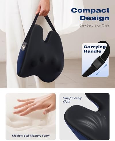 Shiatsu Neck and Back Massager with Heat, Neck and Shoulder Massagers, Deep Tissue Kneading Massage Pillow for Lower Back, Shoulder, Leg Muscle Pain Relief, Relax Gift for Woman Man - Image 7