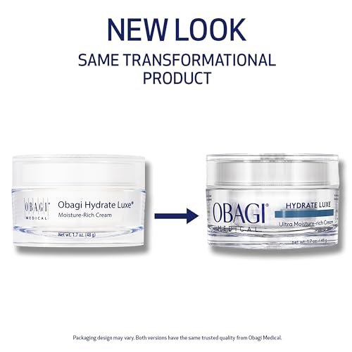 Obagi Hydrate Luxe Ultra-Rich Moisturizer – Non-Comedogenic with Tara Seed Extract and Biomimetic Peptides – Night Face Cream for Dry, Sensitive, or Aging Skin - Image 2