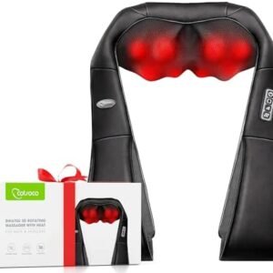 cotsoco Neck Massager,Shiatsu Shoulder and Back Massager with Heat, Electric Deep Tissue Massage Pillow for Body Muscle Pain Relief,Best Gifts Mom Dad Women Men,Home, Office Car Use