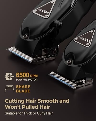 Electric Hair Clippers for Men, Cordless Clipper and Trimmer Set, Clippers for Hair Cutting Kit with Long Battery Life, Hair Grooming Trimmer for Family Kids and Self-Haircut Use - Image 3