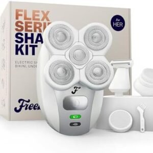 Freebird FlexSeries Electric Razor for Women - Silk Smooth Legs, Body Hair, & Pubic Shaver - for Private Area, Sensitive Skin, Bikini Trimmer