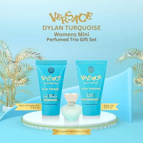 Versace Dylan Turquoise Womens Mini Perfume Trio Gift Set - Image 3