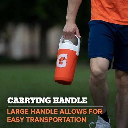 Gatorade Half Gallon Cooler Jug, Sports Hydration Jug, BPA-Free, 64oz, Double Wall Insulation - Image 4