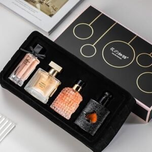 Women's Perfume Set: 4 Floral and Fruity Fragrances in a Gift Box, 105(25ml x3 +30ml) ml Total (3.5oz). Perfect for Gifting or Personal use, Elegant and Timeless Scents for any Accasions