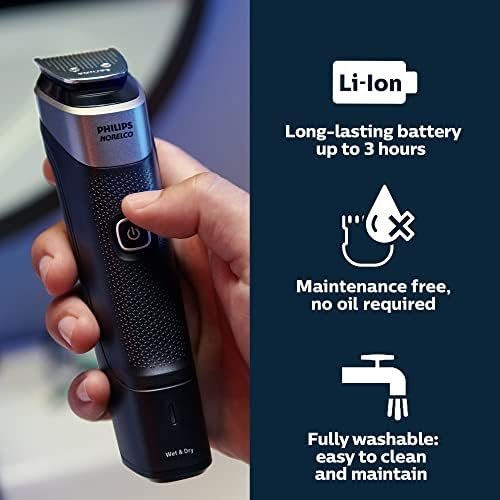 Philips Norelco Multigroom Series 5000 18 Piece, Beard Face, Hair, Body and Intimate Hair Trimmer for Men - NO BLADE OIL MG5910/49 - Image 3