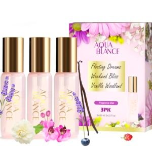 Body Spray Set for Women, Each 60ml/2.1 FlOz, Travel Size Womens Fragrance Body Spray, Three Scents - Vanilla Woodland, Lavender, Jasmine Raspberry