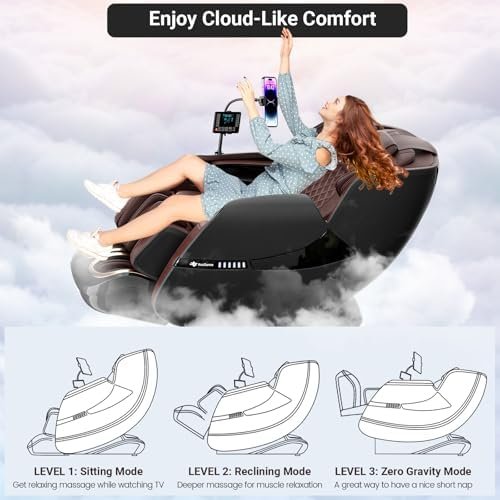 2025 Massage Chair Full Body, Zero Gravity SL-Track Shiatsu Massage Recliner Chair with Heat, AI Control, Body Scan and Calfrest Extension - Image 6