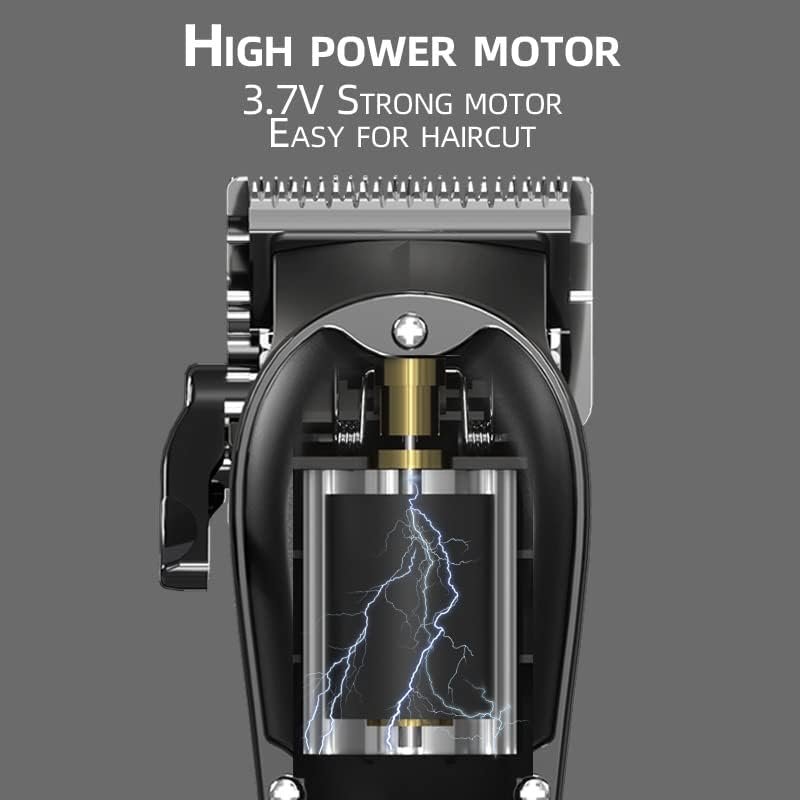 Hair Clippers for Men Professional - Cordless&Corded Barber Clippers for Hair Cutting & Grooming Rechargeable Beard Trimmer - Image 6