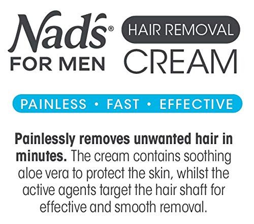 Nad's For Men Hair Removal Cream, Painless Hair Removal For Men, Soothing Depilatory Cream For Unwanted Coarse Male Body Hair, 6.8 Fl Oz - Image 5