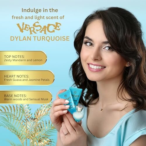 Versace Dylan Turquoise Womens Mini Perfume Trio Gift Set - Image 5