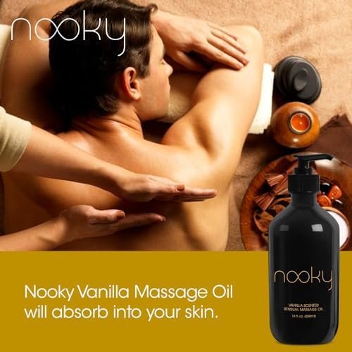 Nooky Vanilla Massage Oil with Fractionated Coconut Oil.16 Ounce - Image 4