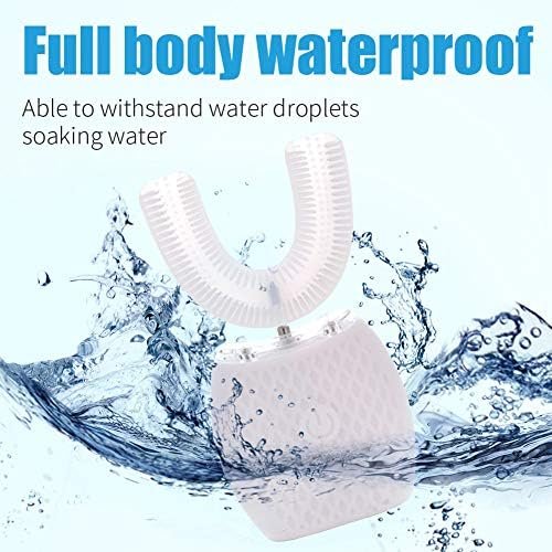 Ultrasonic Toothbrush for Adults - Automatic Electric Toothbrush with Soft Bristles Rechargeable Portable Waterproof Design 30s Timer, Wireless Charging Dual-Use for Travel & Home (White) - Image 3