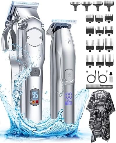 Romanda Clippers and Trimmers Set, Hair Clippers for Men Cordless,Mens Clippers and Grooming Set,Barber Clippers Set