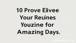 Elevate Your Routine