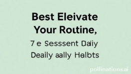 Elevate Your Routine