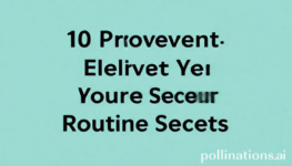 Elevate Your Routine