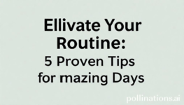 Elevate Your Routine