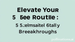 Elevate Your Routine