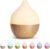 SALKING Essential Oil Diffuser, 100ml Small Aromatherapy Diffuser with Auto Shut-Off Function, Ultrasonic Diffusers for Essential Oils, Cool Mist Humidifier with Warm White Lights, for Office Home