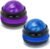 Coolrunner Massage Ball, Manual Roller Massager, 2-Pack Handheld Self Massage Therapy and Relax Full Body Tools for Sore Muscles, Shoulders, Neck, Arms, Legs, Back, Foot, Body (Blue+Purple)