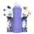 Cirkul 32oz. Matte Periwinkle Stainless Steel Water Bottle Starter Kit with Purple Lid, 2 Flavor Cartridges (1 LifeSip Blackberry Blueberry, 1 GoSip Berry Blue Punch) No Sugar, Zero Calorie Drink Mix