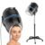 Hair Dryer 1300W Professional Adjustable Hooded Floor Hair Bonnet Dryer Stand Up Hair Dryers with Rolling Base for Home Salon Spa Beauty Equipment, Black