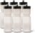 50 Strong Sports Water Bottles – Reusable 22 oz BPA-Free Plastic Bottles with Pull Top Cap – Made in USA – Top Rack Dishwasher Safe – Fits Most Bike Cages Brand