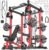 Power Rack Power Cages Multi-Function Squat Rack with Cable Crossover System Selectable More Training Attachment Weight Cage for Garage Home Gym