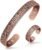 Lymphatic Drainage Ring & Copper Bracelet for Women, Magnetic Lymph Detox Ring and Magnetic Copper Bracelet, 100% Solid Pure Copper Jewelry Gift
