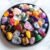 Polished Mixed Crystal Chips Set, 0.4 inches, 128 Pcs – Handpicked Tumbled Stones and Crystals Bulk for Healing, Reiki, Meditation, Witchcraft and Home Decor
