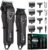 Electric Hair Clippers for Men, Cordless Clipper and Trimmer Set, Clippers for Hair Cutting Kit with Long Battery Life, Hair Grooming Trimmer for Family Kids and Self-Haircut Use