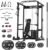 MAJOR FITNESS Drone1 Power Cage – Multi-Function Power Rack for Home Gym, Squat Rack, Cable Crossover System, for Strength Training, Heavy-Duty Steel Construction