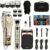 Hair Clippers Set for Men, Hair Clipper Trimmer with LED Display, Professional Cordless Hair Clipper Shaver Beard Trimmer, Hair Cutting Machine for Men, Holiday Gift for Him Father’s Day Gift
