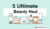 5 Ultimate Beauty Haul Skincare Essentials