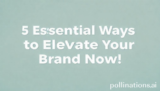 5 Essential Ways to Elevate Your Brand Now!